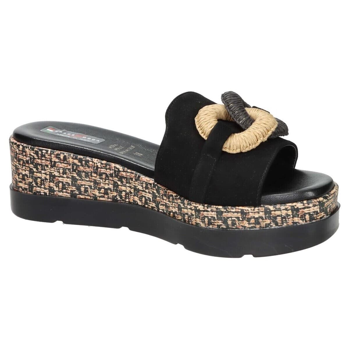 Women's Flip Flops Space Moda Black