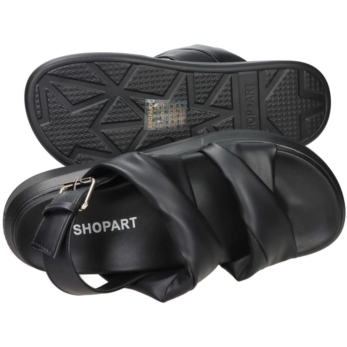 Women's Platforms Shop Art Black