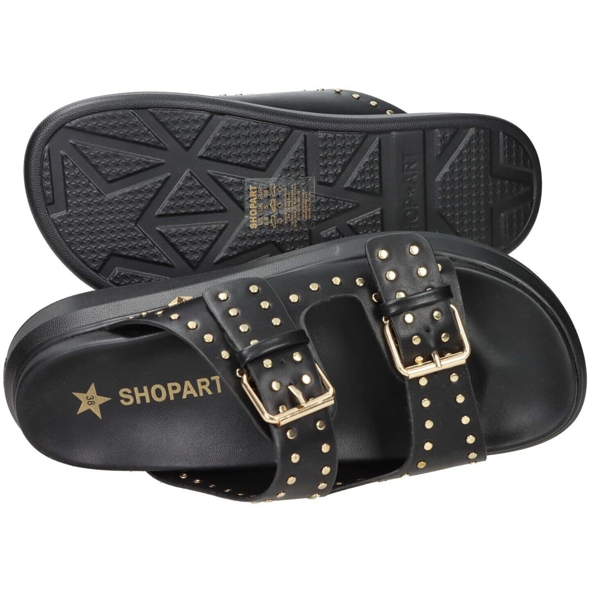 Women's Platforms Shop Art Black