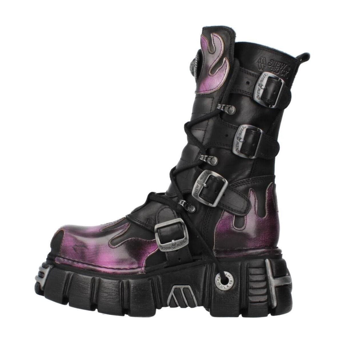 Women's Boots New Rock Black