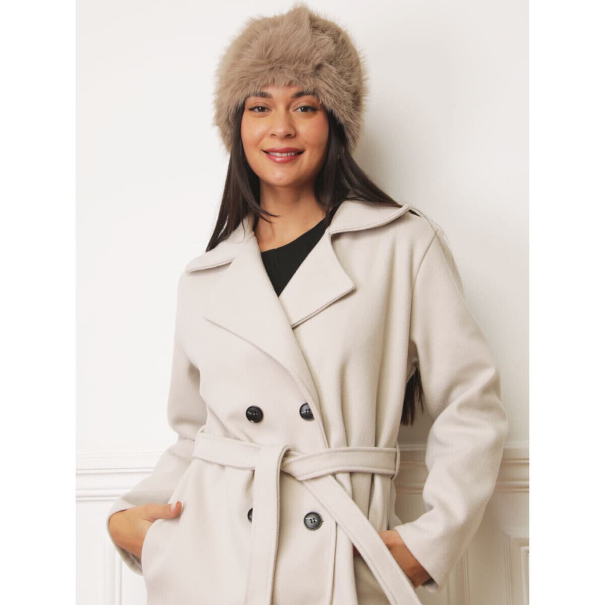 Women's Caps La Modeuse Beige