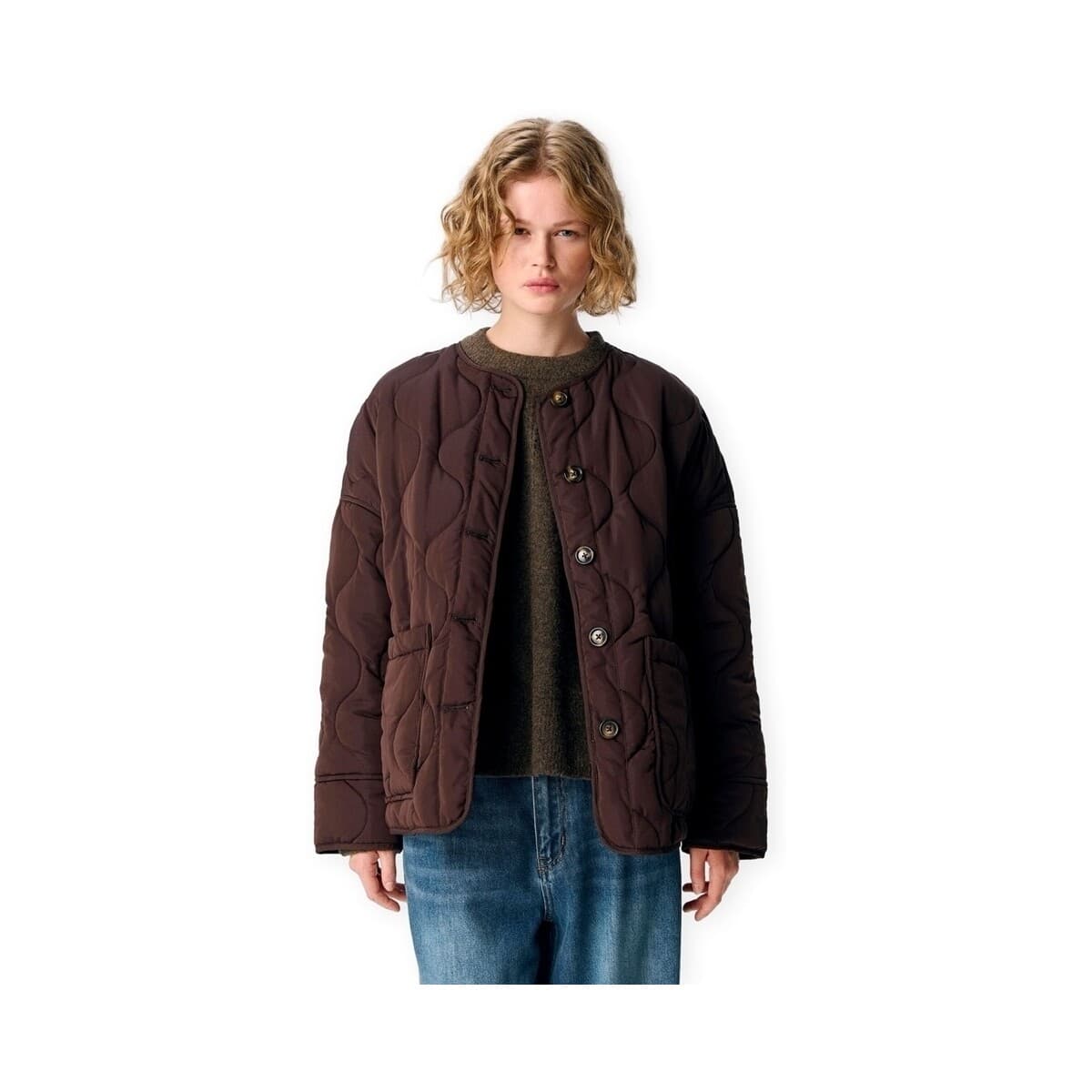 Women's Coats Object Brown