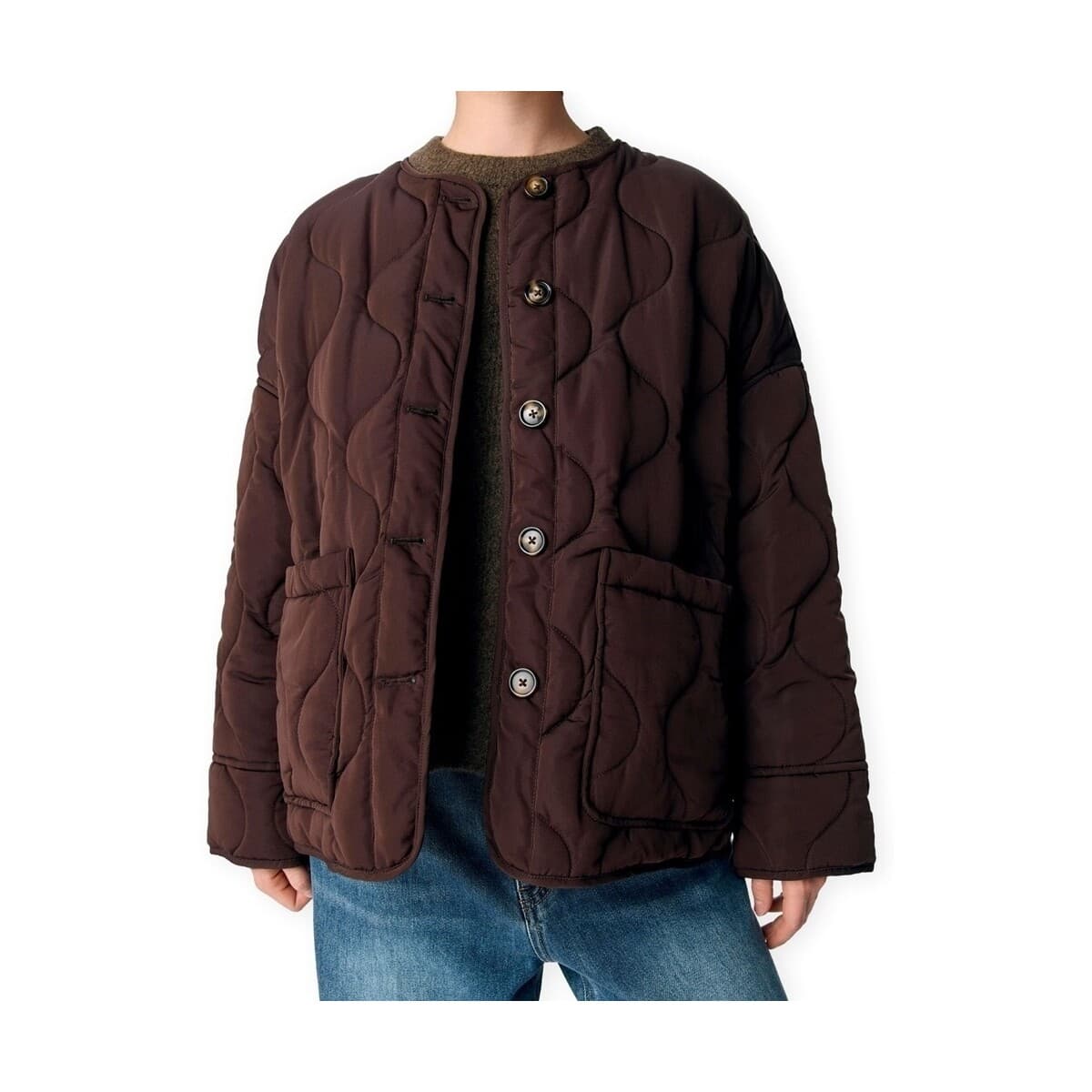 Women's Coats Object Brown