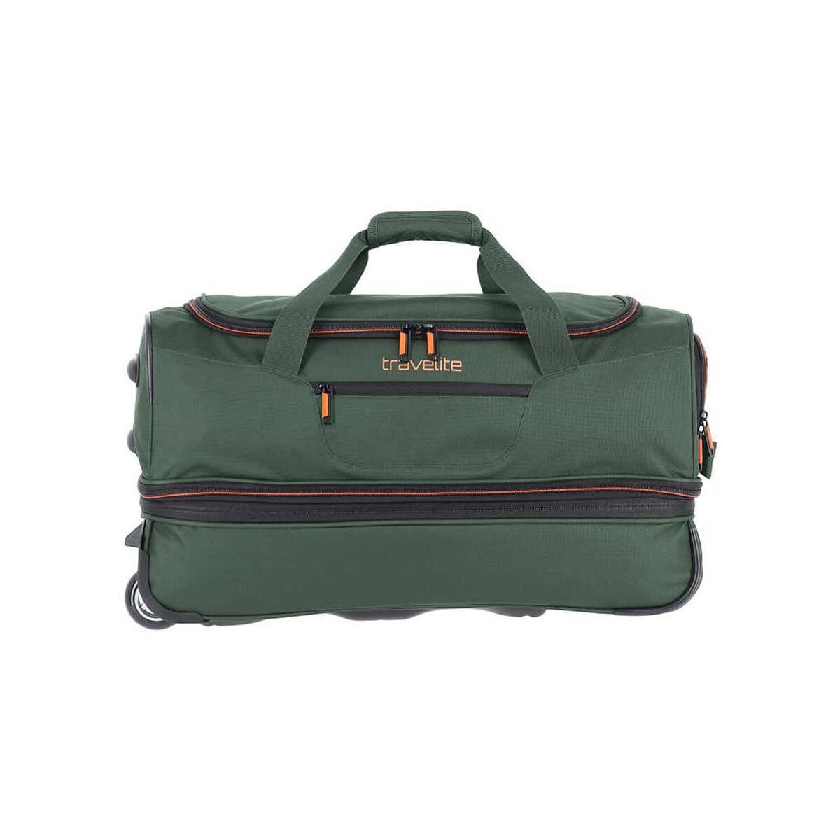 Βαλίτσα με ροδάκια Travelite BASIC DUFFEL MELANGE NERO