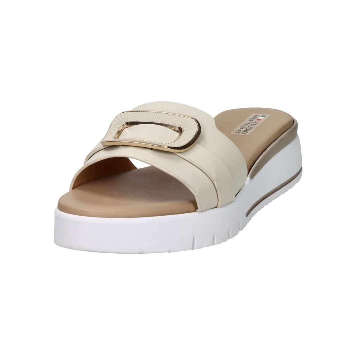 Women's Flip Flops Studio Moda Beige