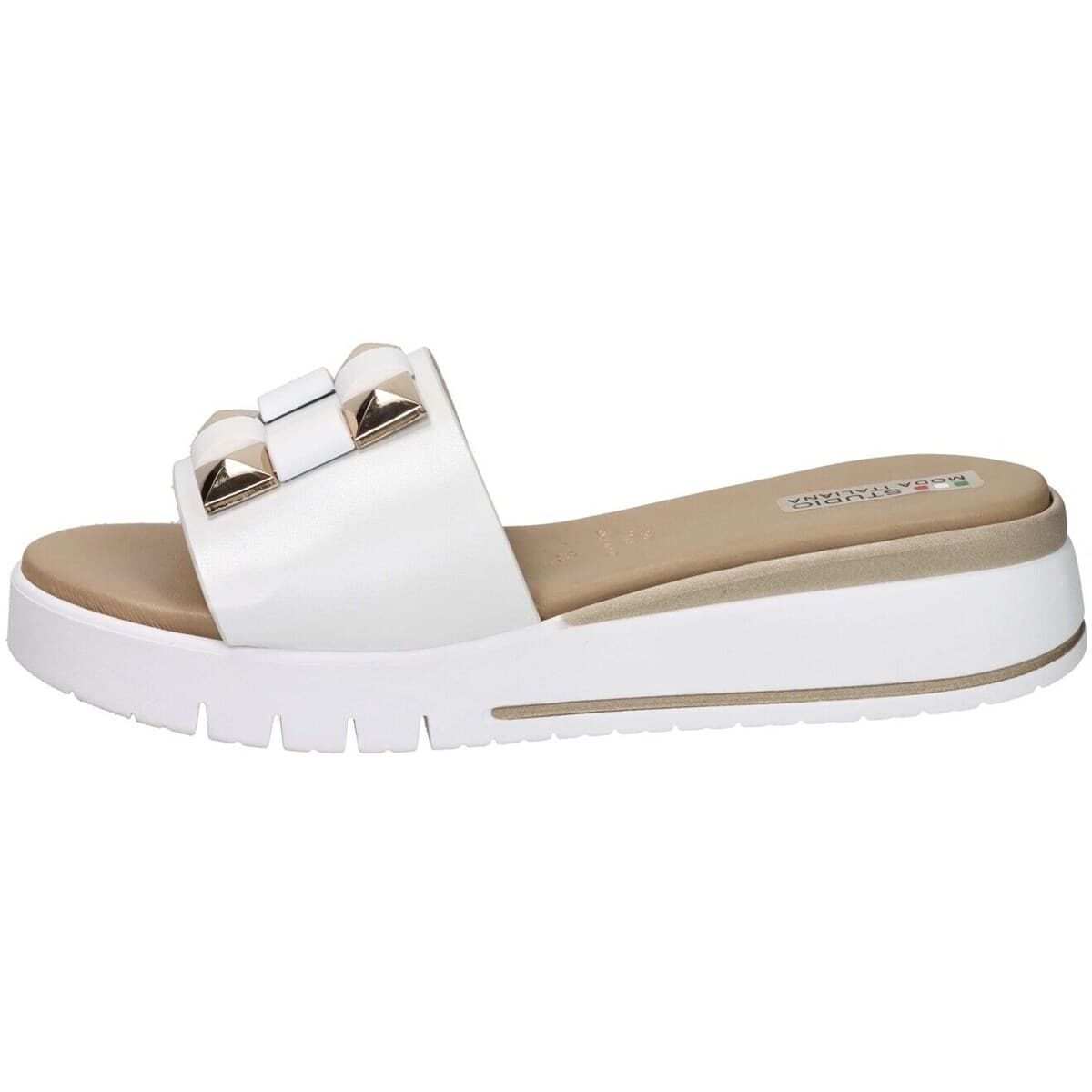 Women's Flip Flops Studio Moda White