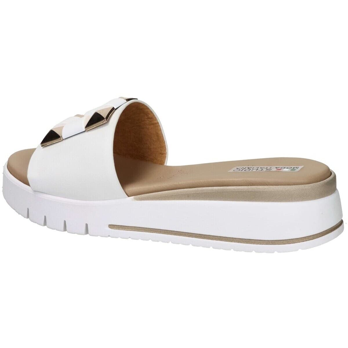 Women's Flip Flops Studio Moda White