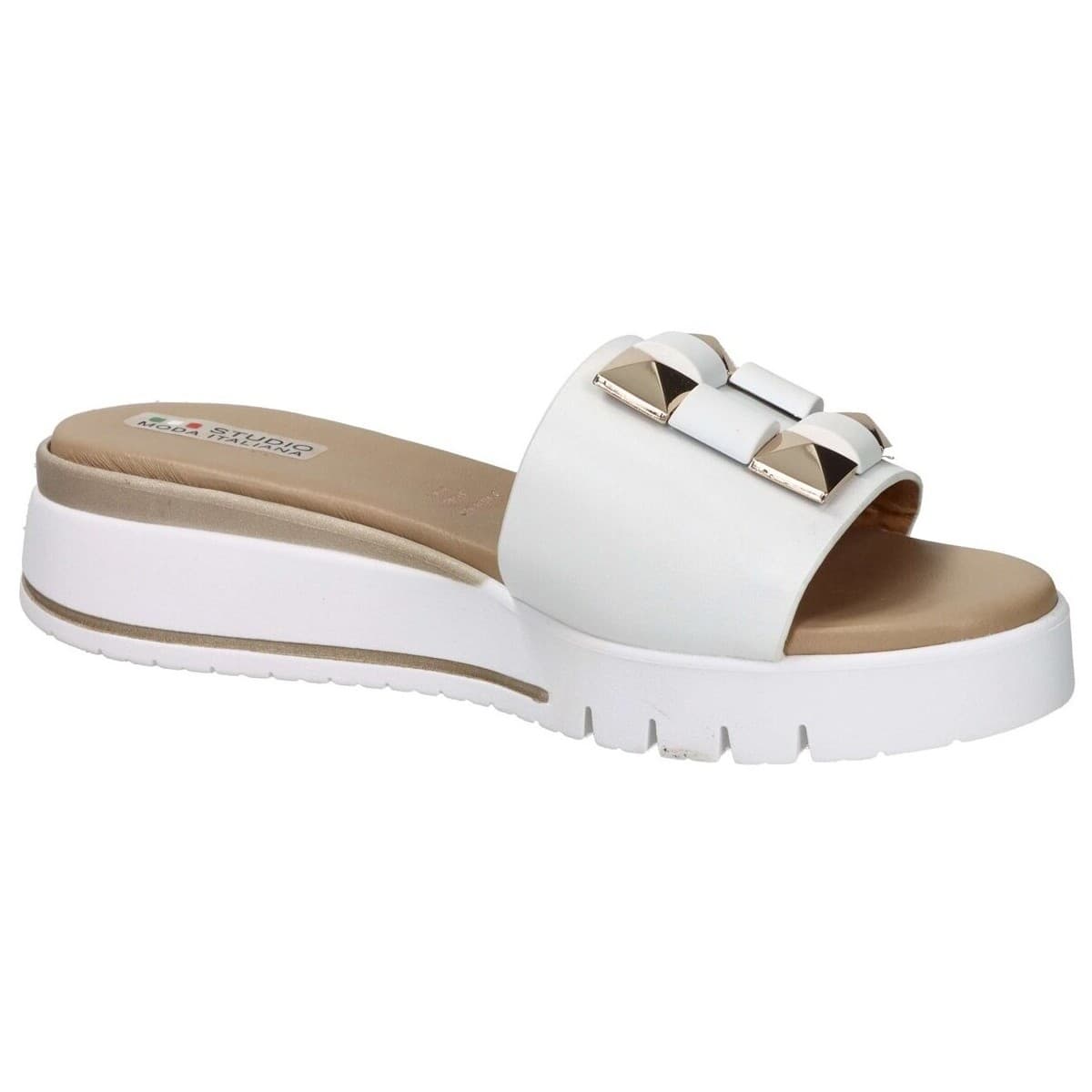 Women's Flip Flops Studio Moda White