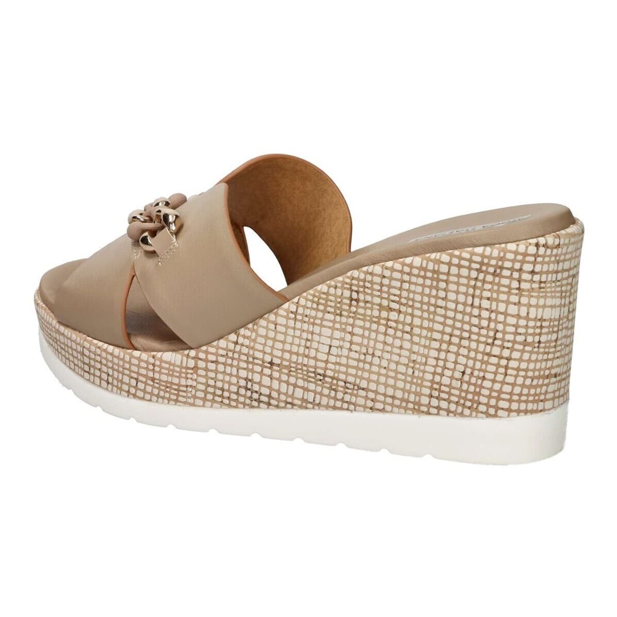 Women's Mules Studio Moda Beige