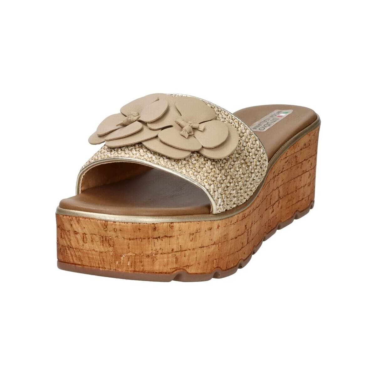 Women's Mules Studio Moda Beige