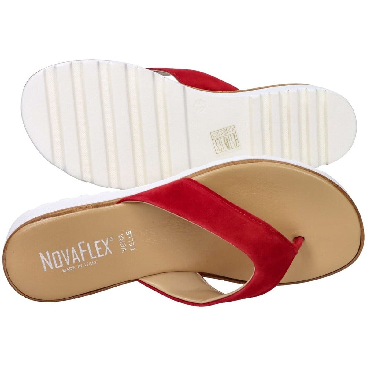 Women's Flip Flops Novaflex Red