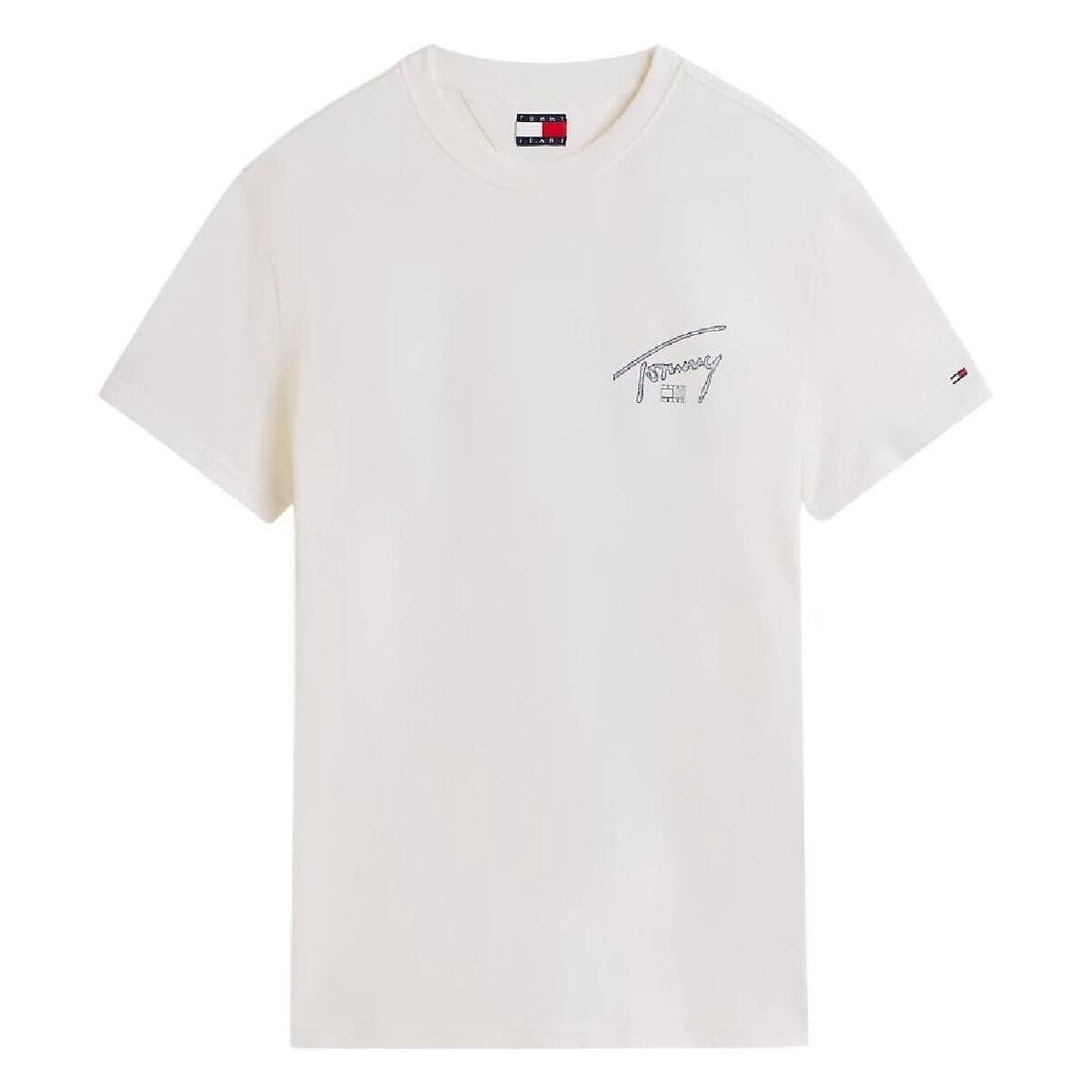 Men's T-Shirts Tommy Hilfiger White