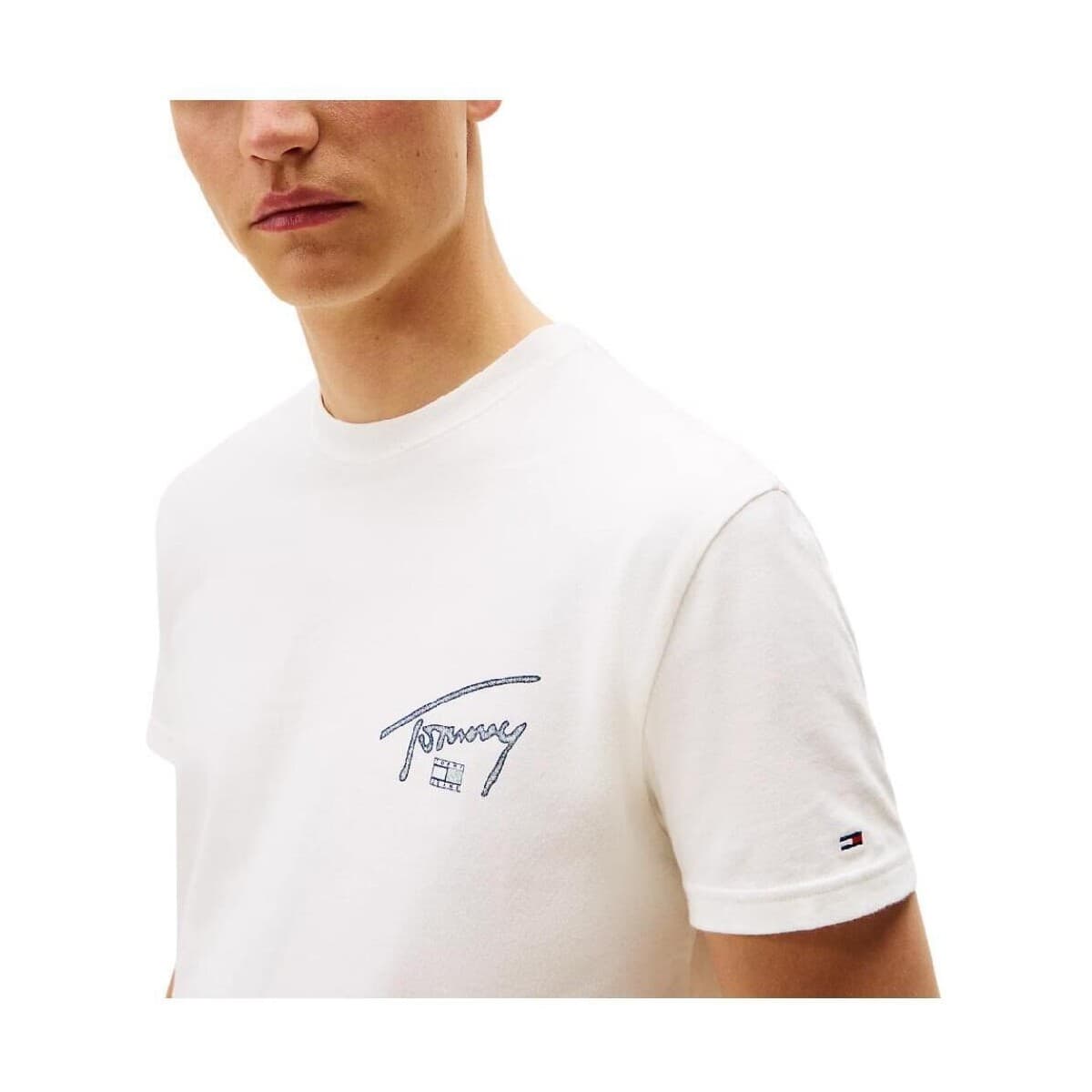 Men's T-Shirts Tommy Hilfiger White
