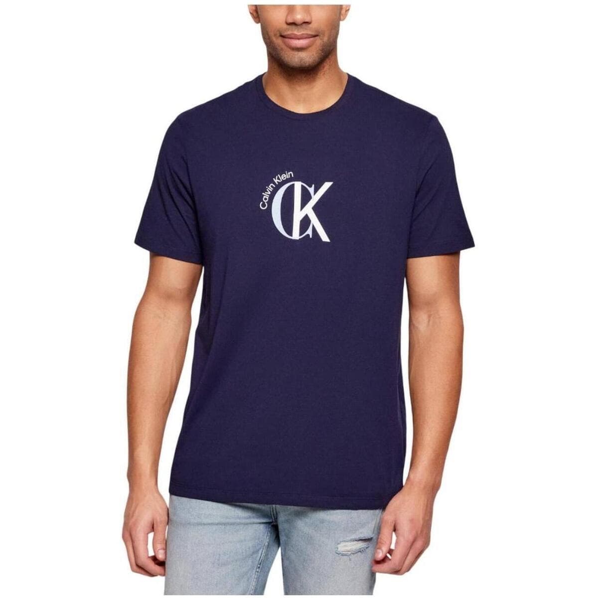 Men's T-Shirts Calvin Klein Blue