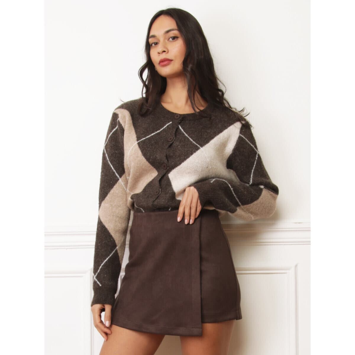 Women's Skirts La Modeuse Brown