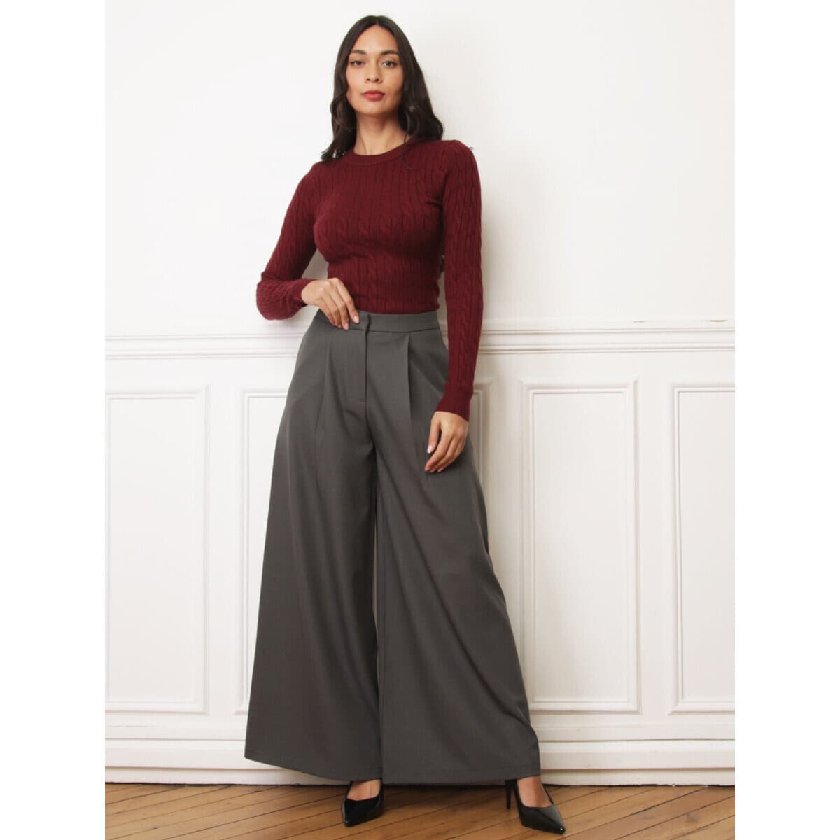 Women's Pants La Modeuse Gray