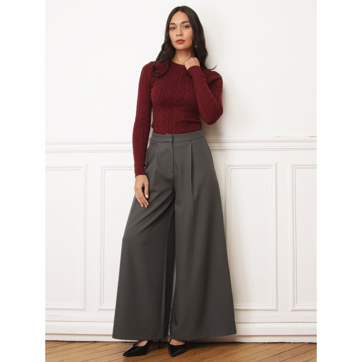 Women's Pants La Modeuse Gray