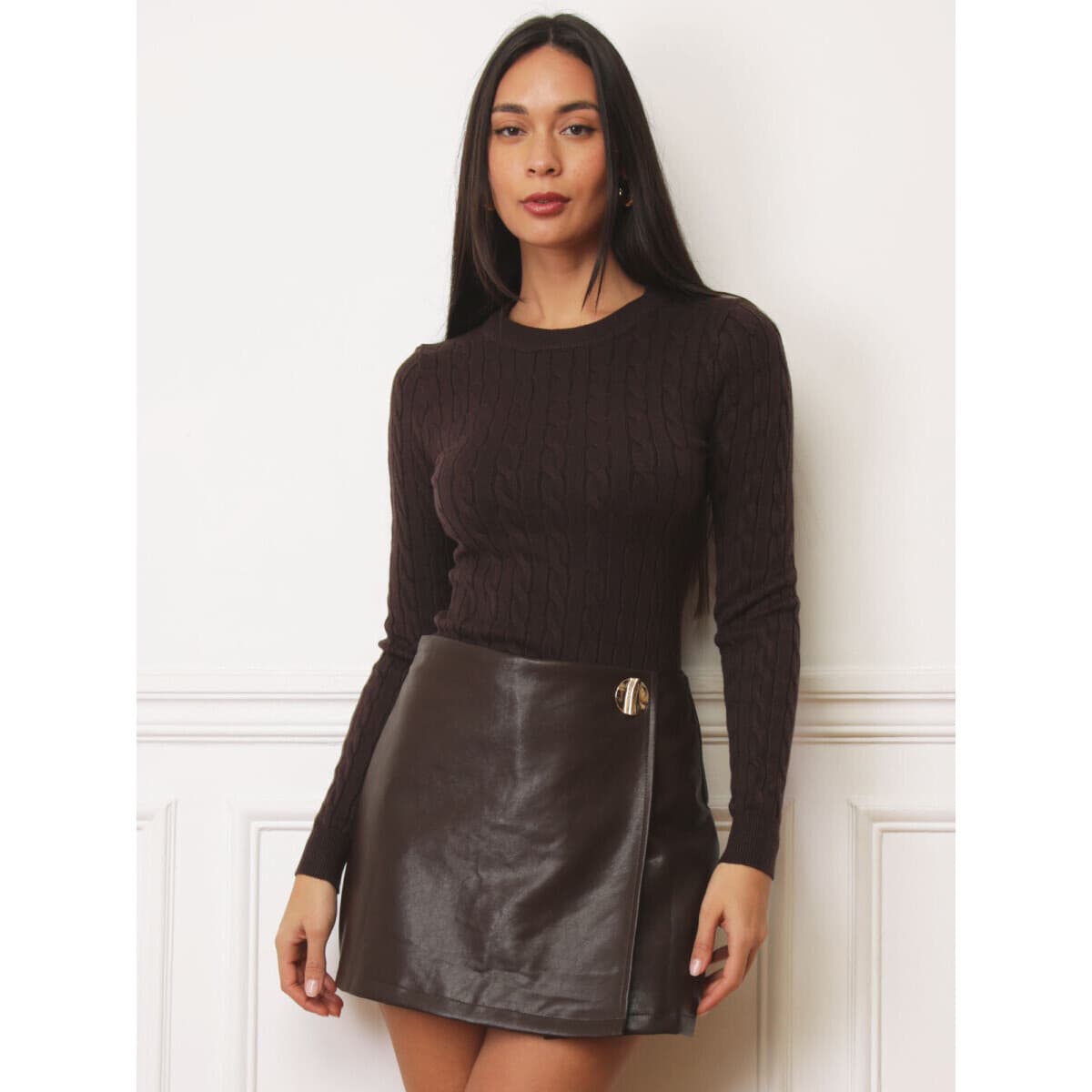 Women's Shorts La Modeuse Brown