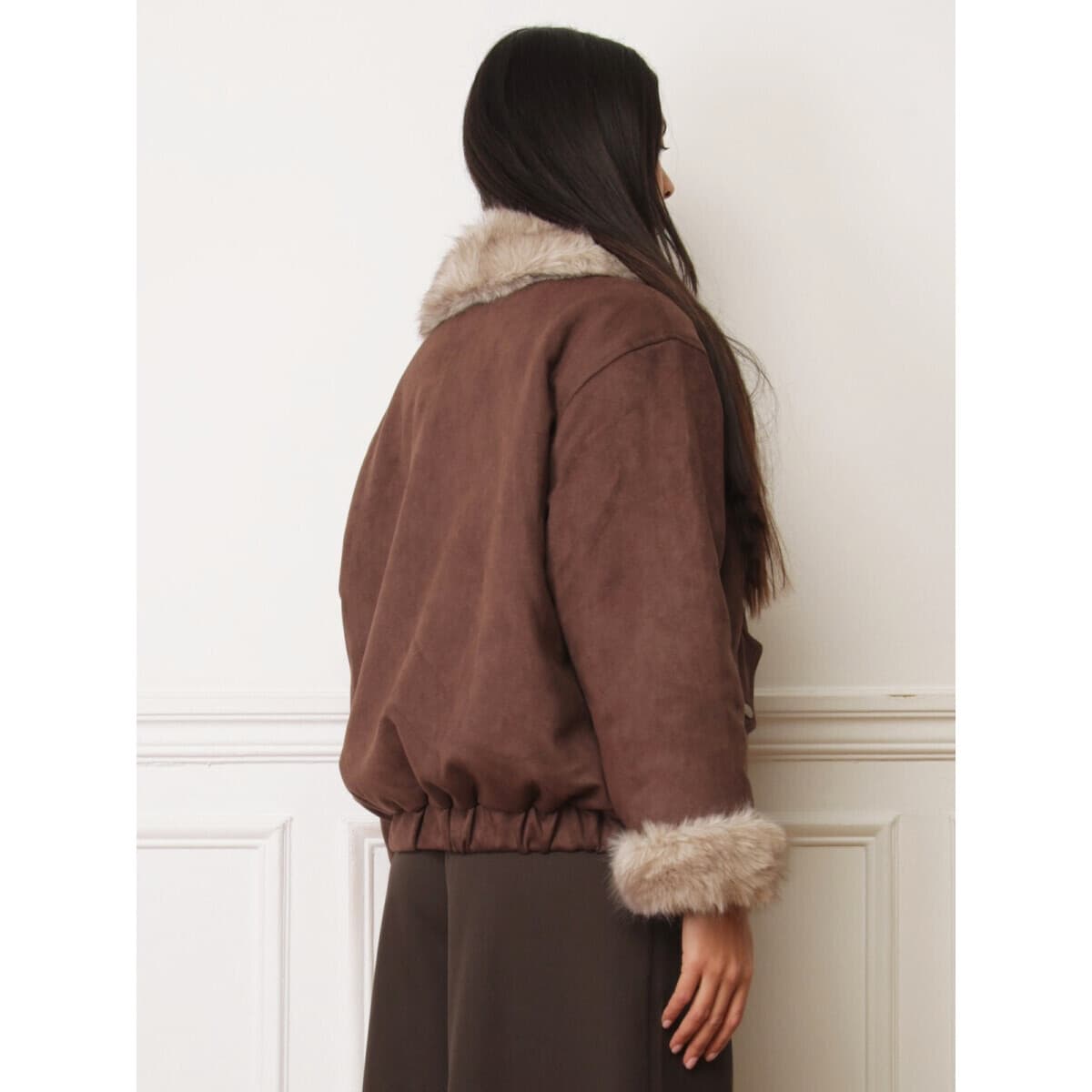 Women's Coats La Modeuse Brown