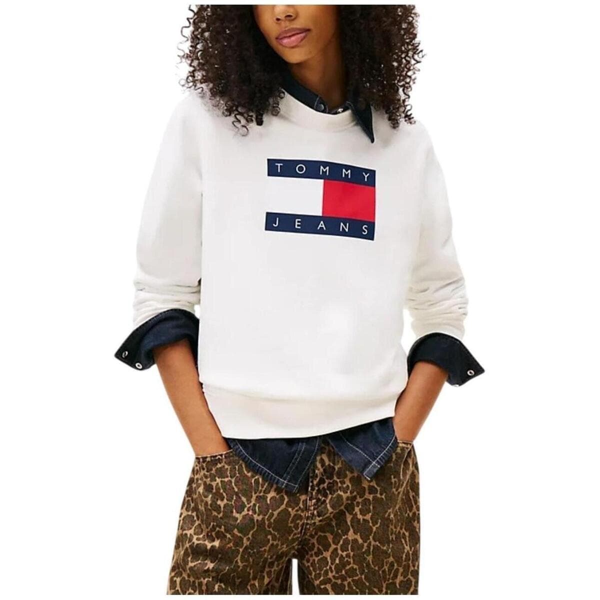 Women's Sports T-Shirts Tommy Hilfiger White