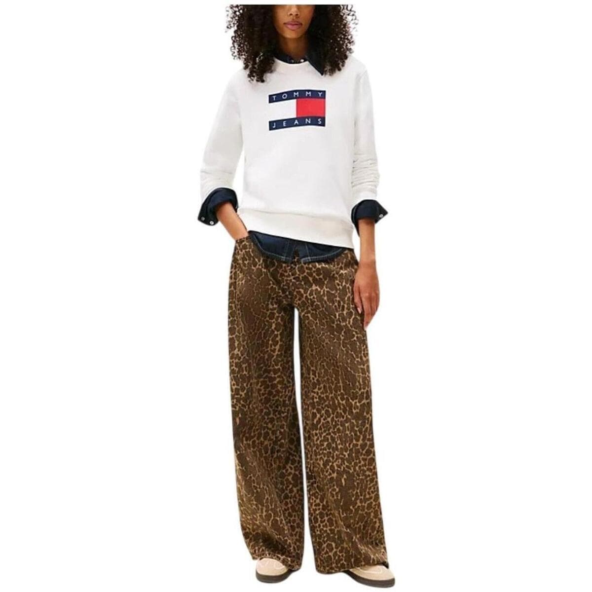 Women's Sports T-Shirts Tommy Hilfiger White