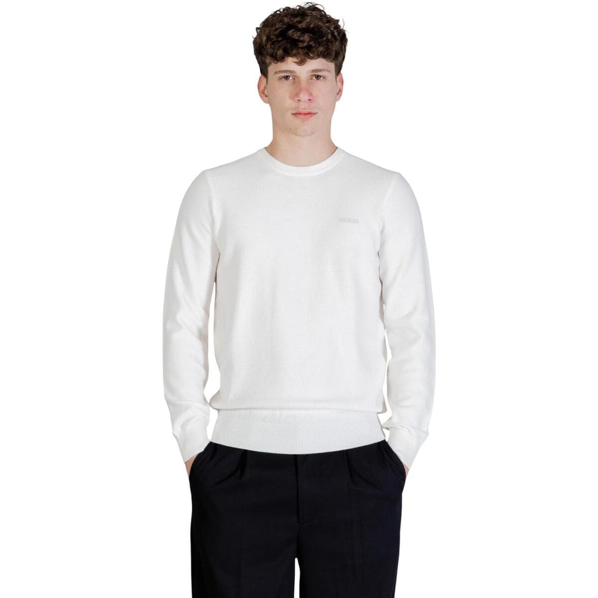 Men's Sweaters Guess White