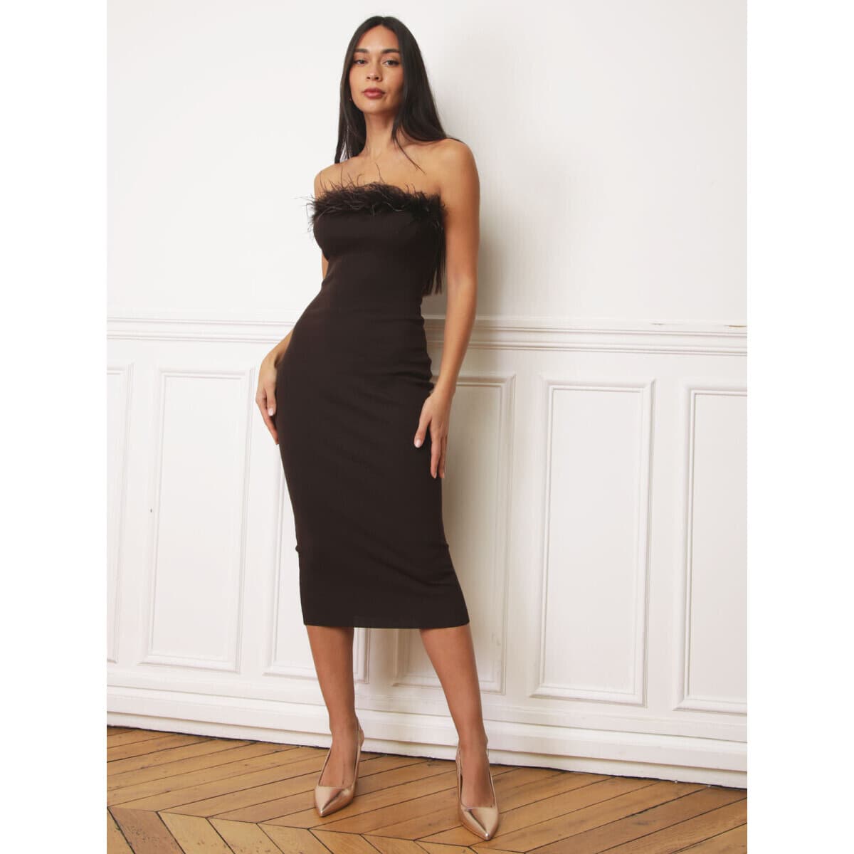 Women's Dresses La Modeuse Brown