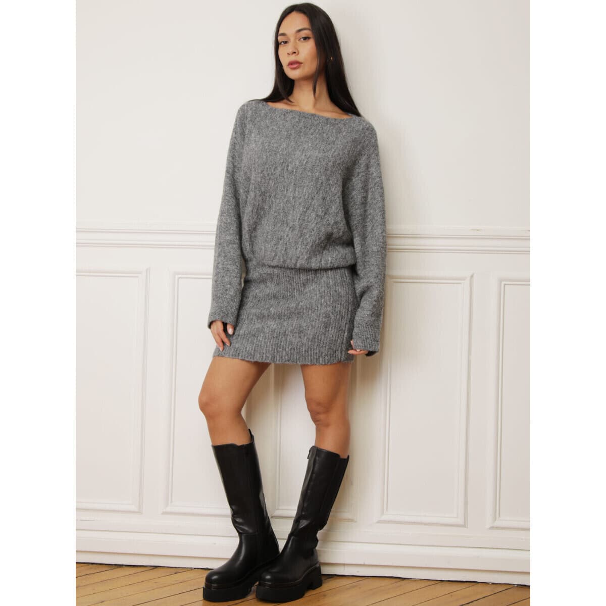 Women's Dresses La Modeuse Gray