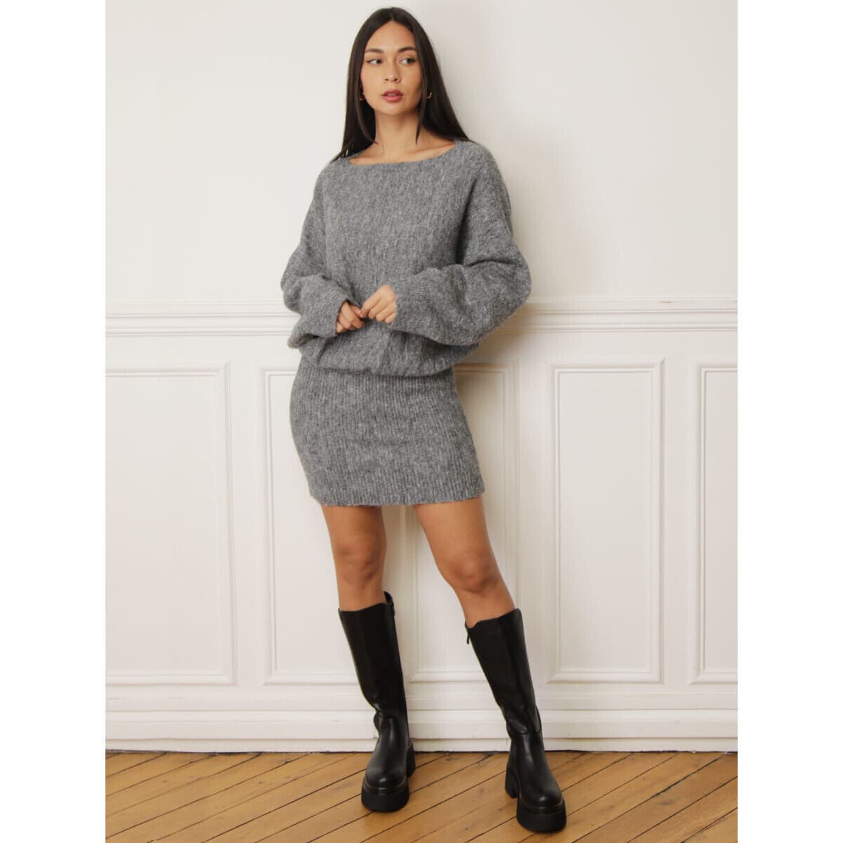 Women's Dresses La Modeuse Gray