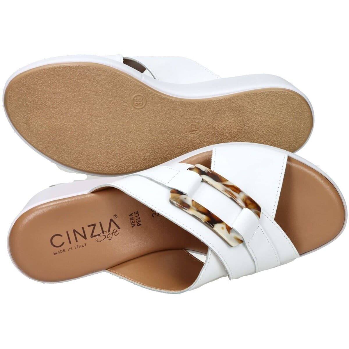 Women's Mules Cinzia Soft White