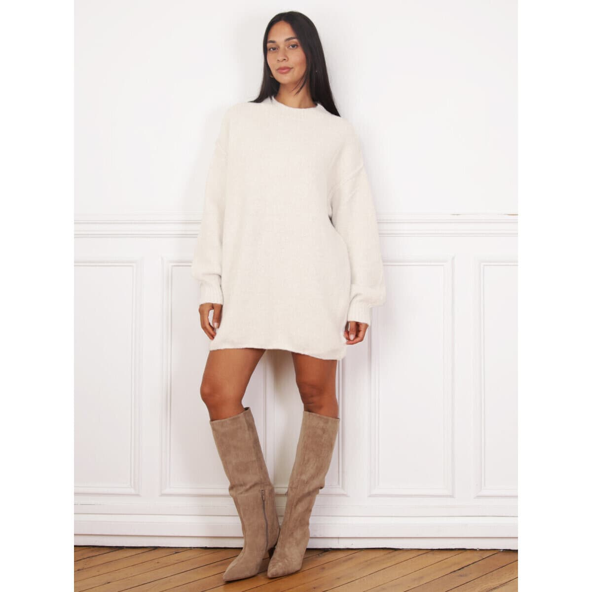 Women's Dresses La Modeuse Beige