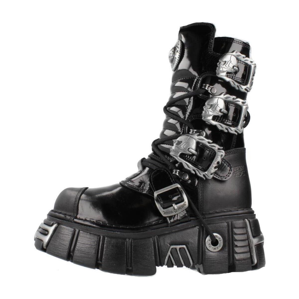 Women's Boots New Rock Black
