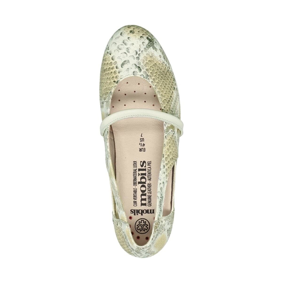 Women's Ballet Flats Mephisto Yellow