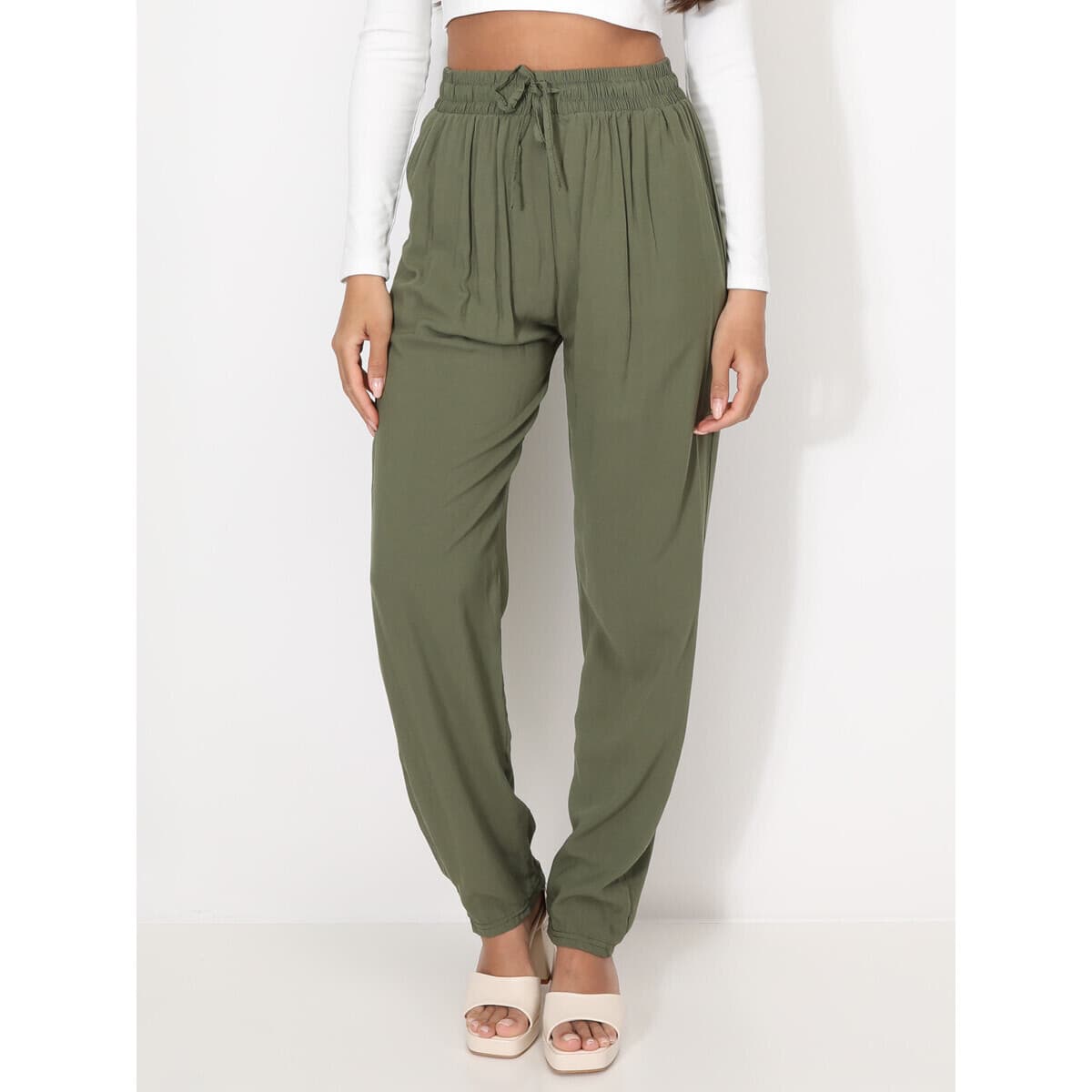 Women's Pants La Modeuse Khaki