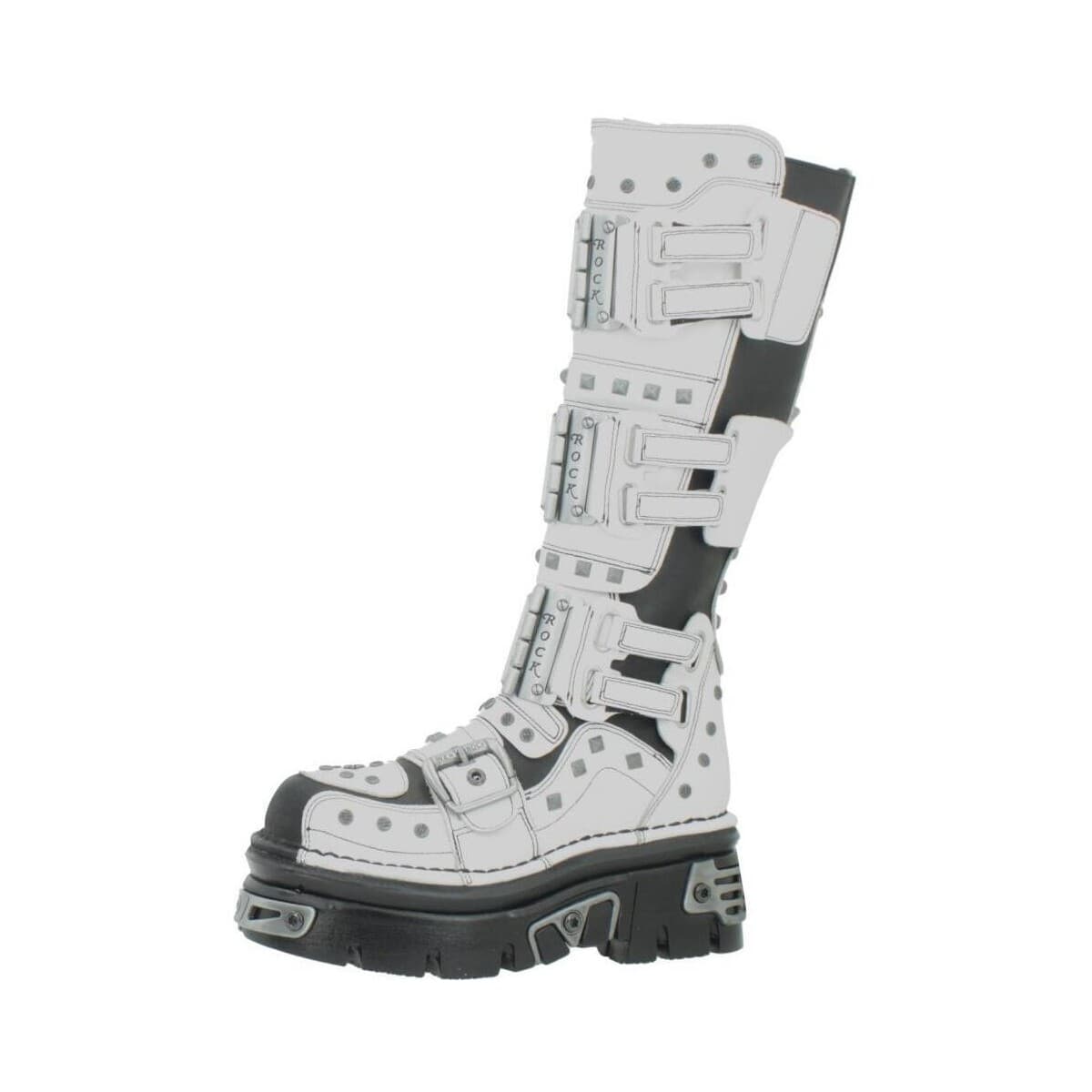 Women's Ankle Boots New Rock White