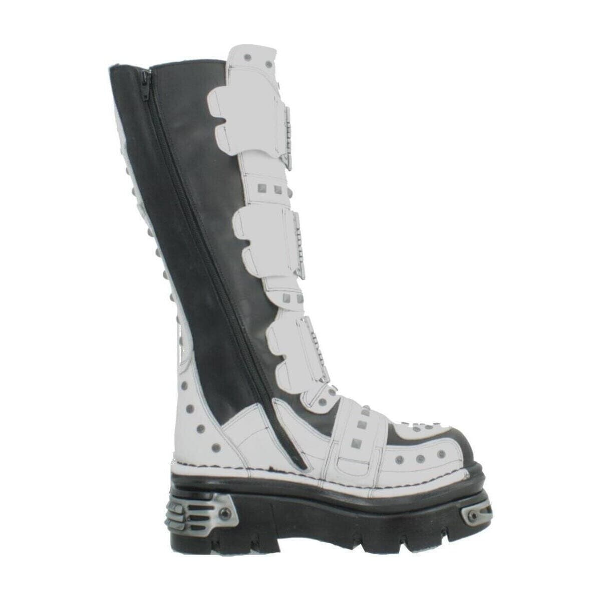 Women's Ankle Boots New Rock White