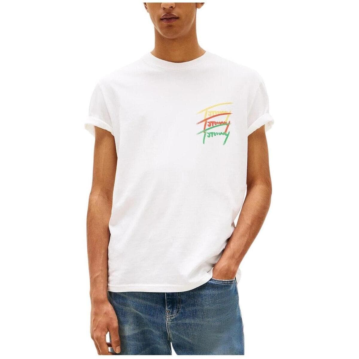 Men's T-Shirts Tommy Hilfiger Beige