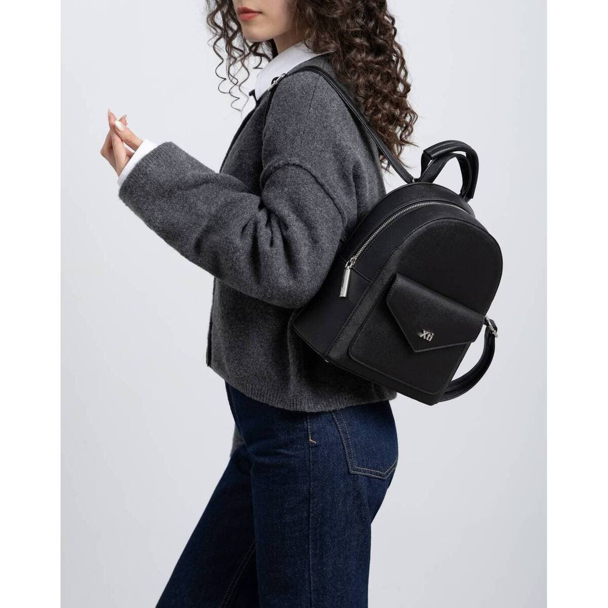 Women's Backpacks Xti Black