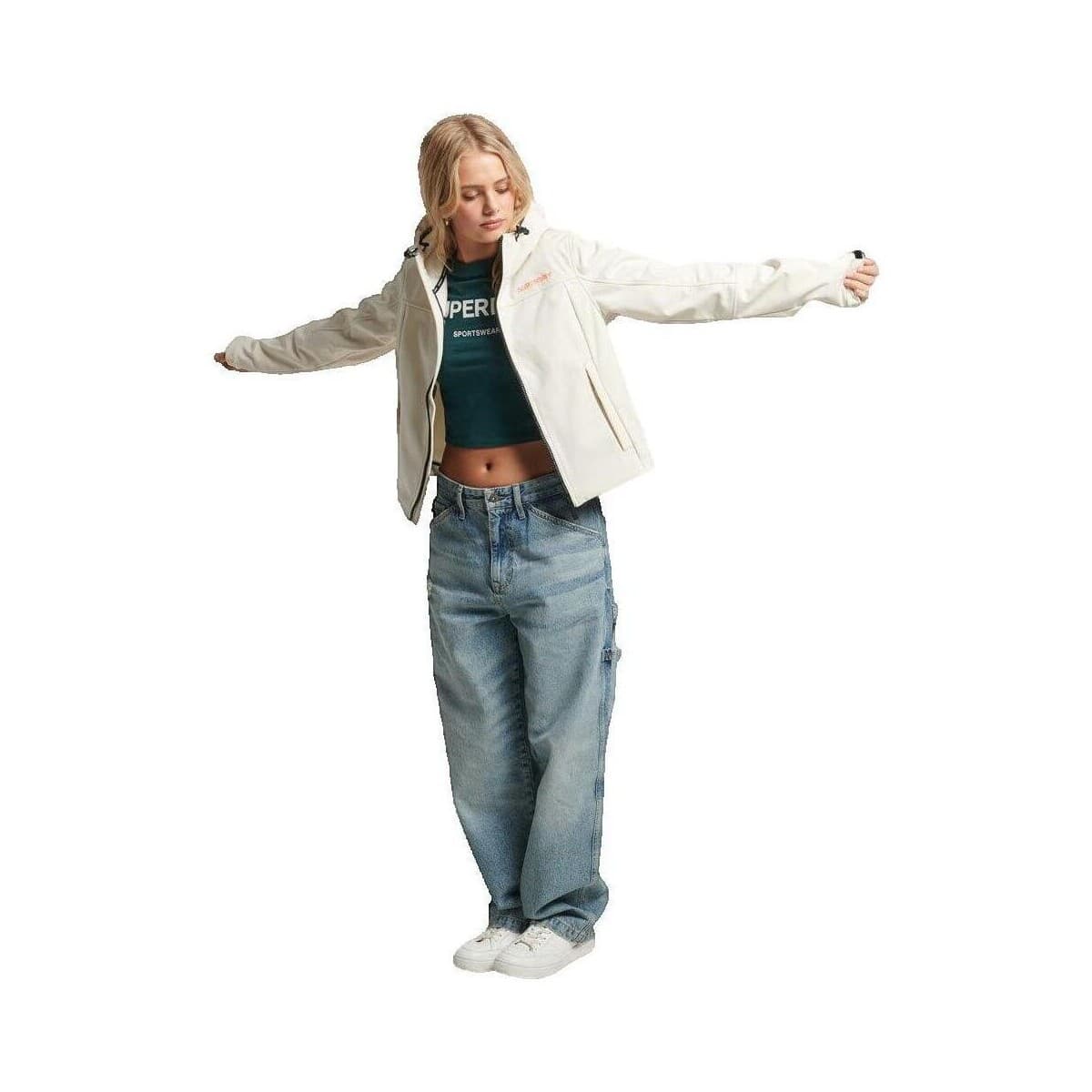 Women's Blazers Superdry Gray