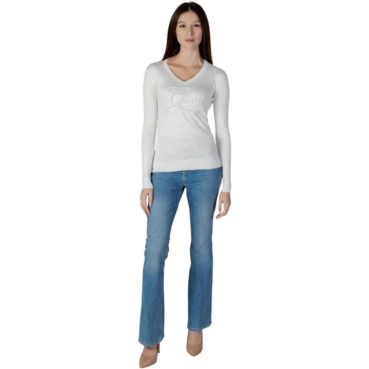 Women's Sweaters Guess White