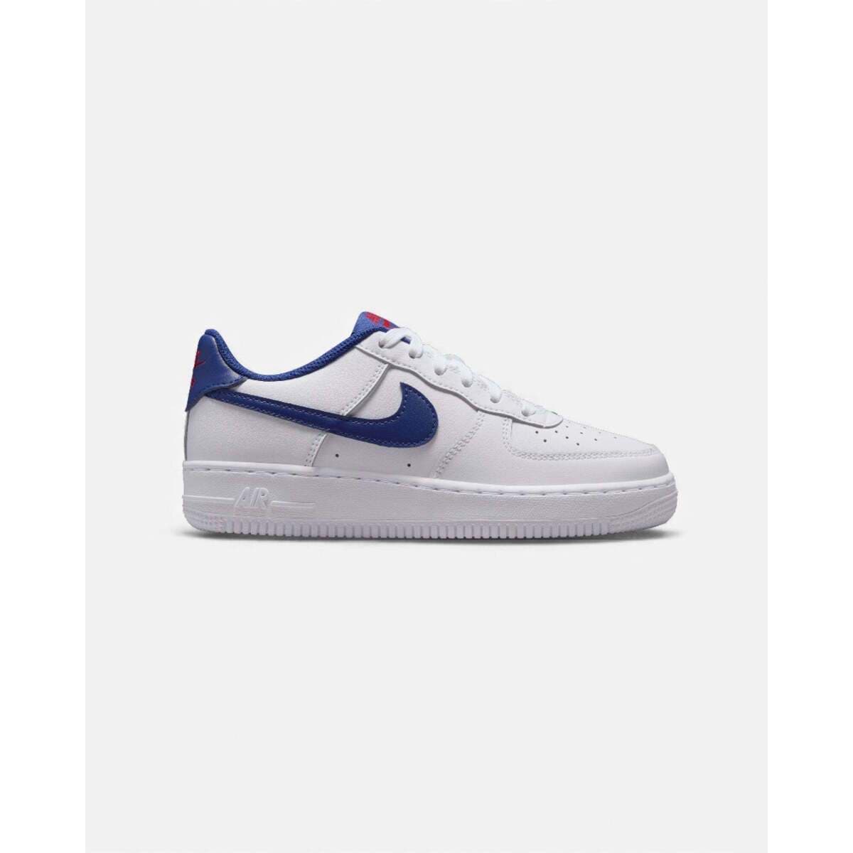 Sneakers Nike Air Force 1 White Deep Royal Blue GS