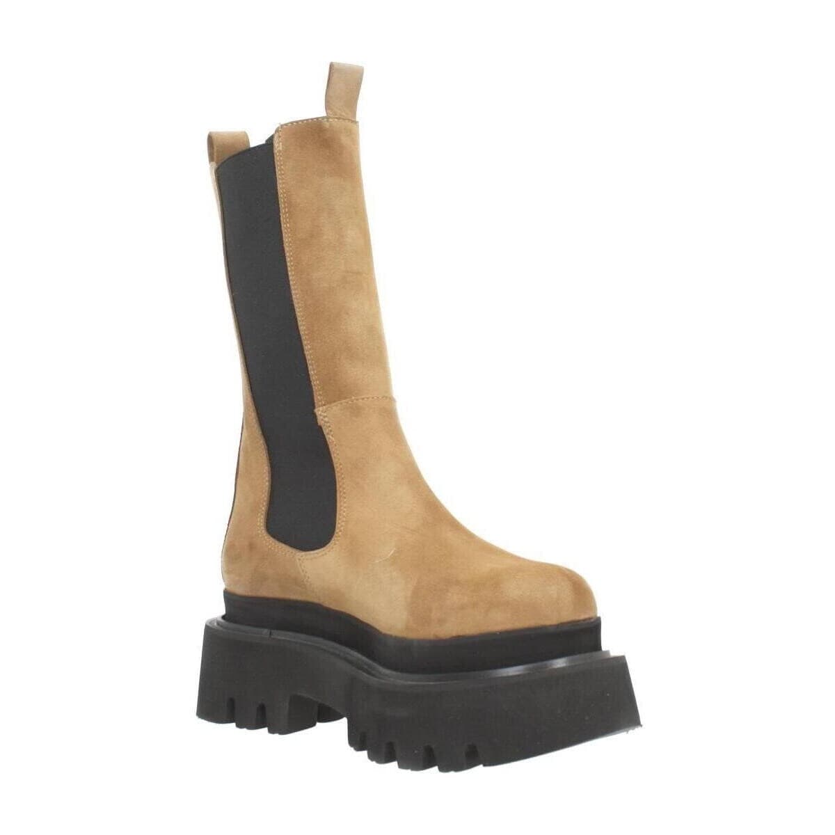 Women's Boots Yellow Brown