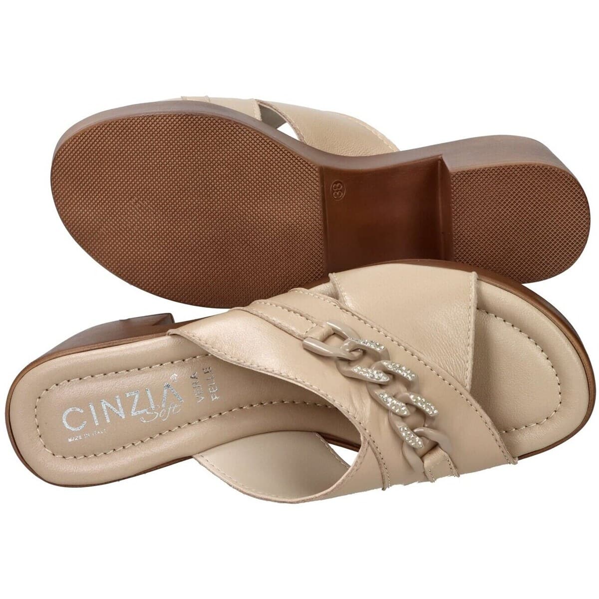 Women's Mules Cinzia Soft Beige