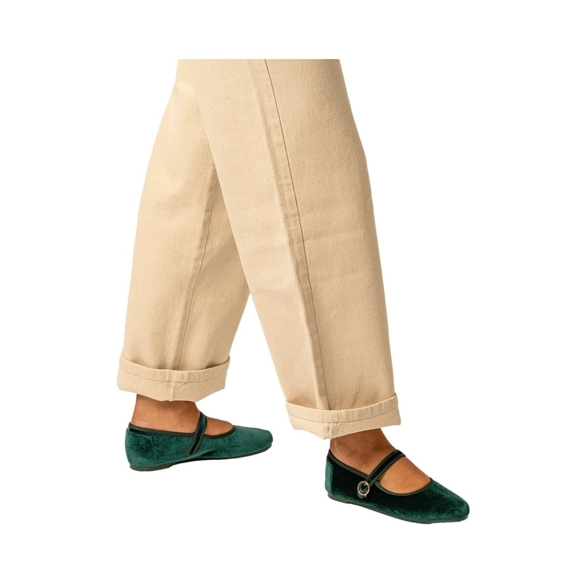 Women's Ballet Flats Paez Green