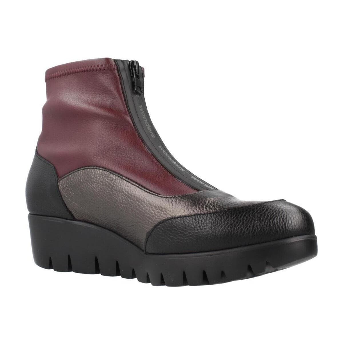 Women's Ankle Boots Wonders Bordeaux