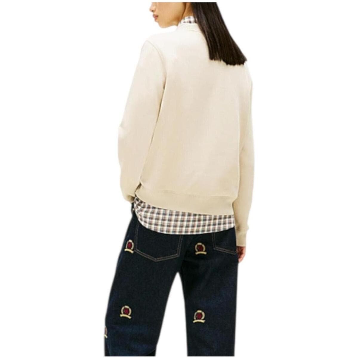 Women's Sports T-Shirts Tommy Hilfiger Beige