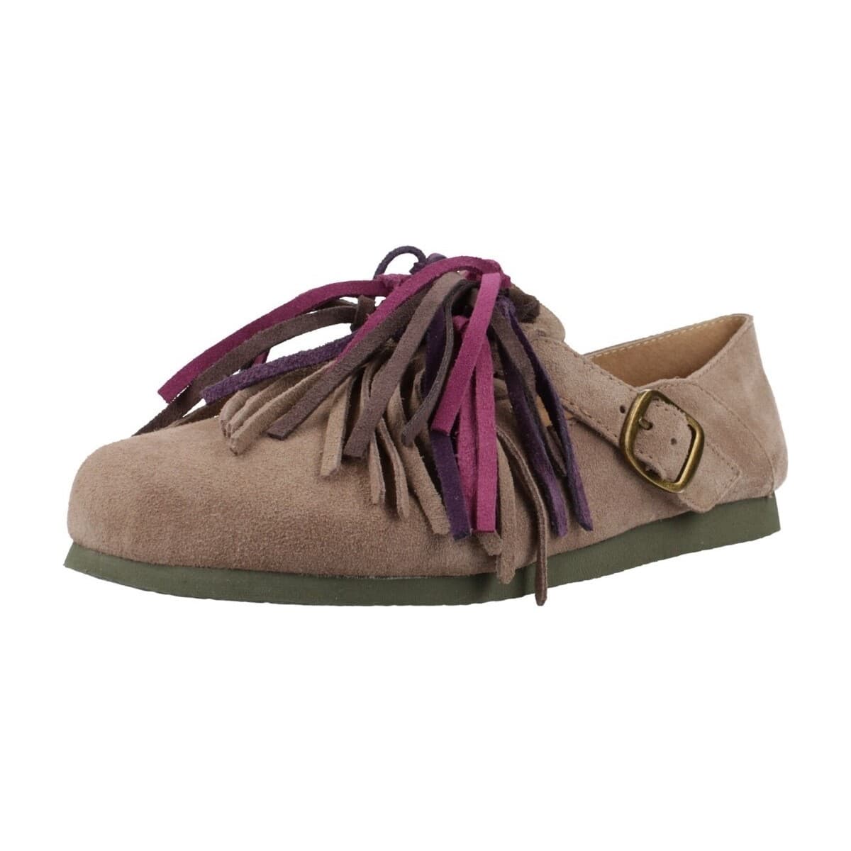 Women's Derby Shoes NAN-KU Brown