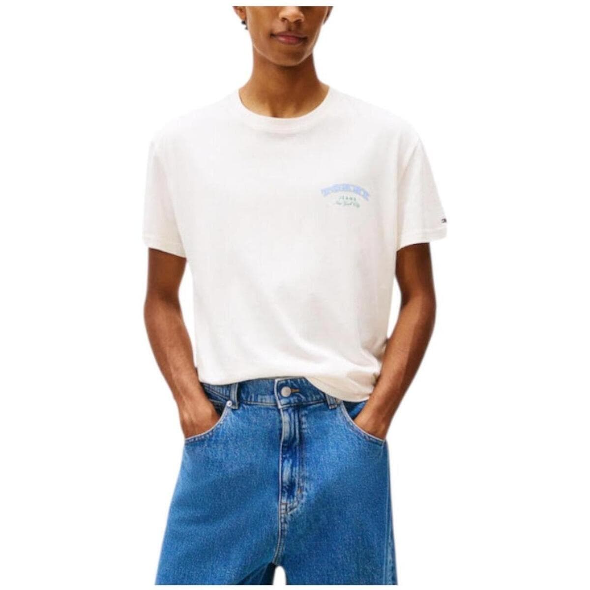 Men's T-Shirts Tommy Hilfiger White