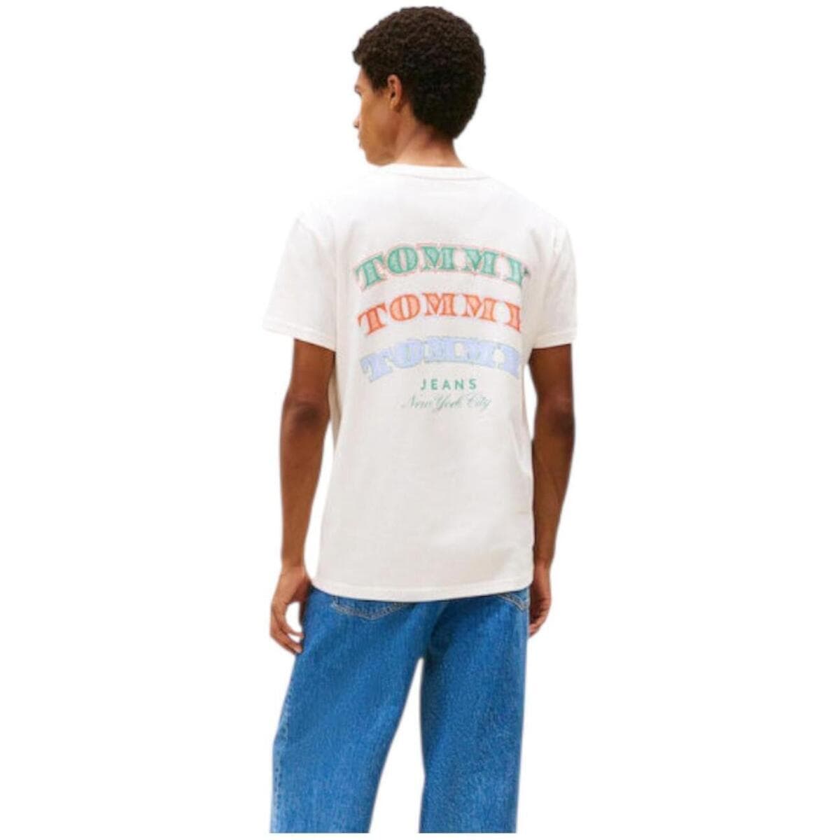 Men's T-Shirts Tommy Hilfiger White