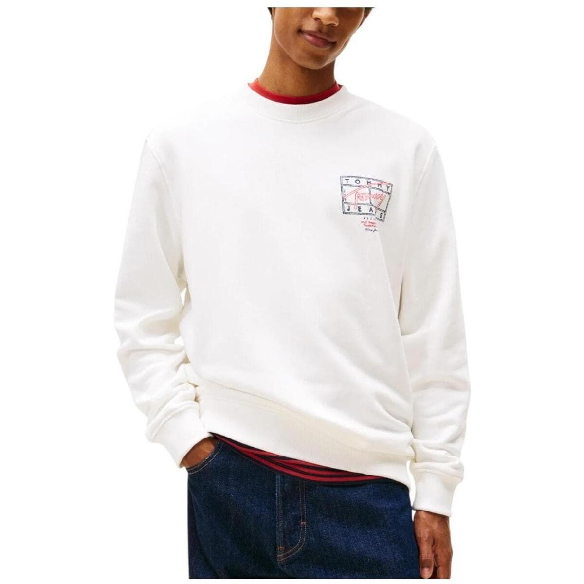 Men's Sports T-Shirts Tommy Hilfiger White